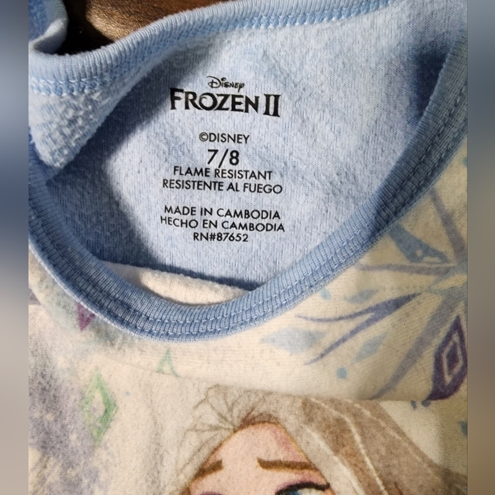 Girls Disney Frozen Fleece Long Sleeve Shirt - Picture 6 of 8